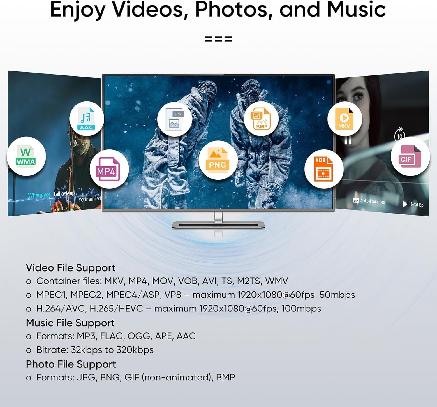 NEUMI Atom 1080P Media Player for USB/SD – Automatic Playback & Looping Fun!