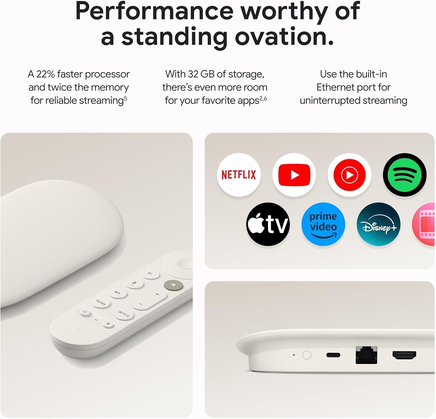 4K Streaming Player with Dolby Vision & Voice Control – Effortless Setup