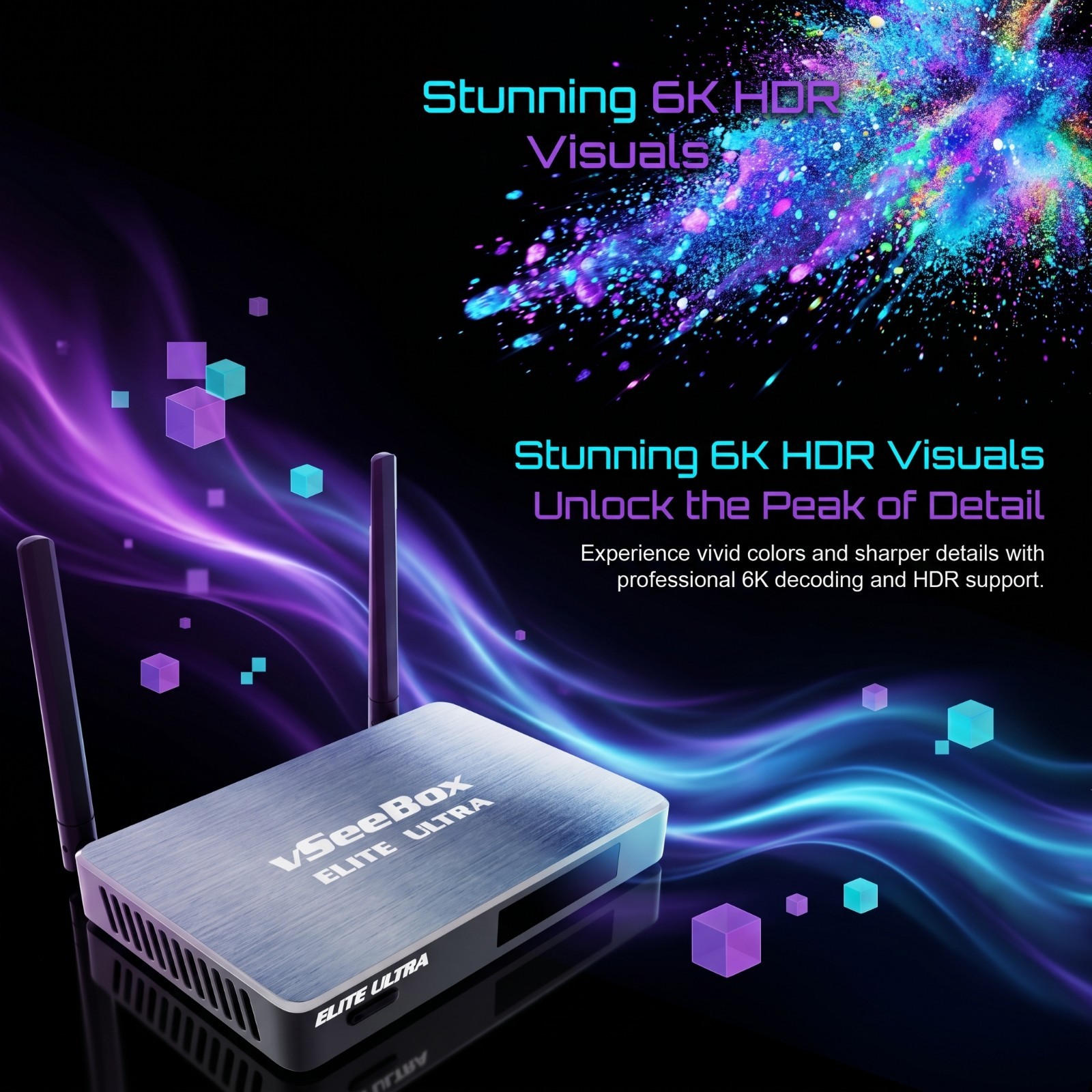 vSeeBox Elite Ultra TV Box Authorized Distributor