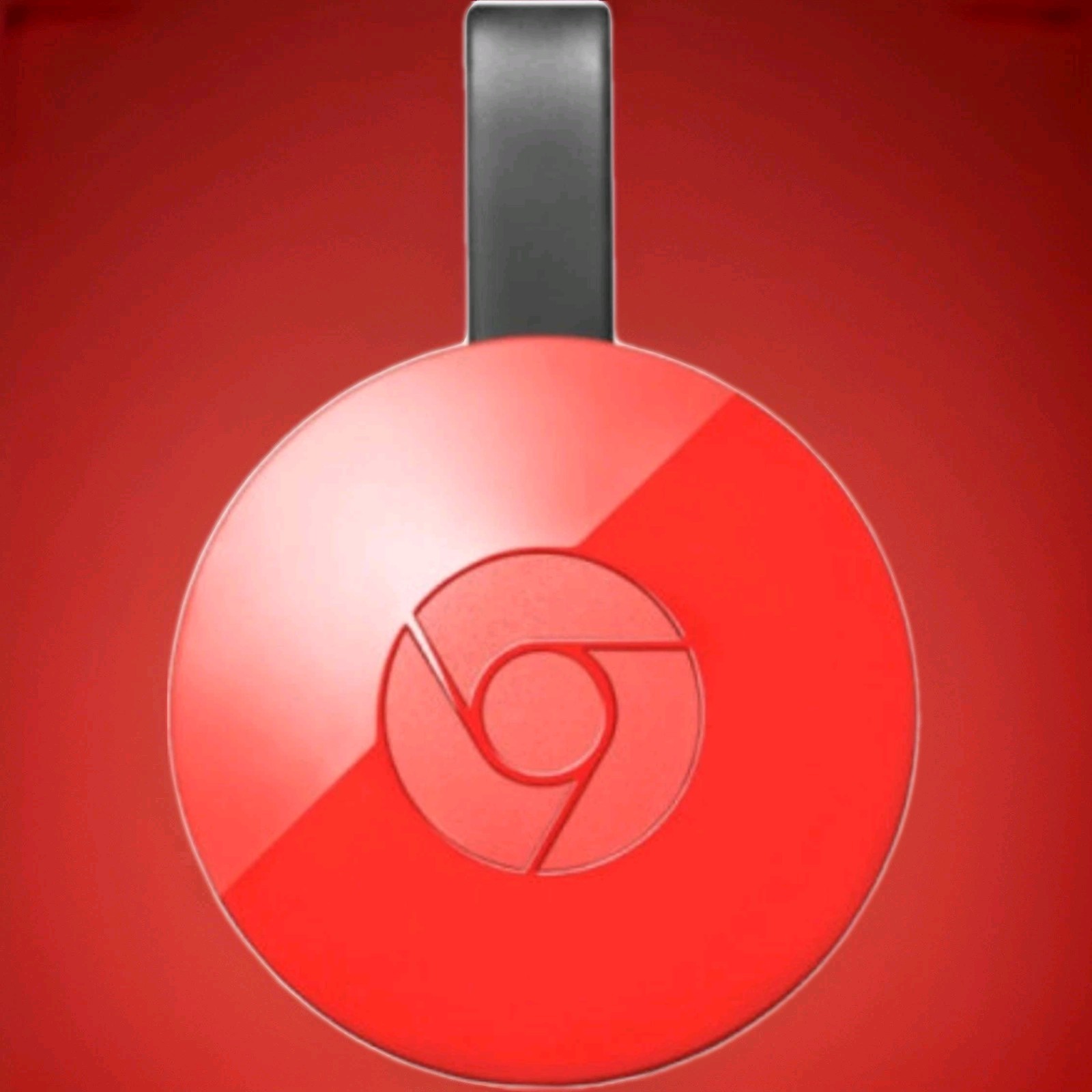 Google Chromecast (2nd Generation) Media Streamer – Red, USED