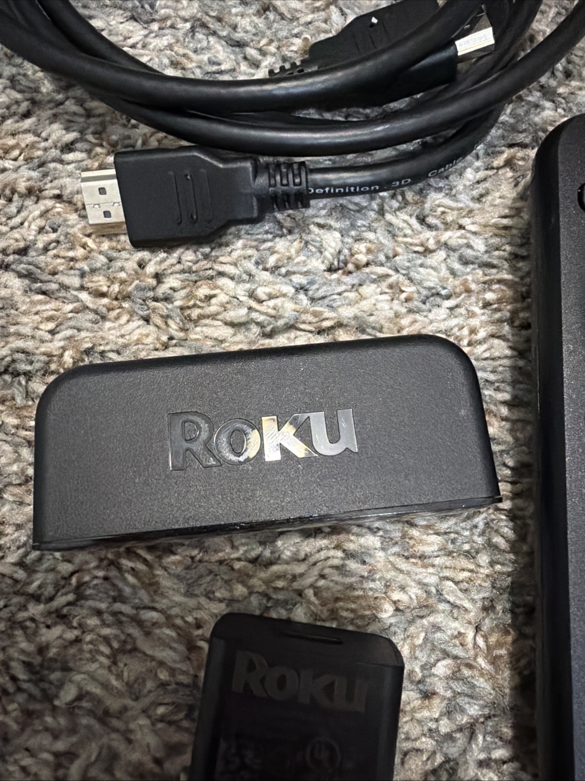 Roku Express 3710X Digital Streamer Analog Composite RCA Output HDMI USB Remote