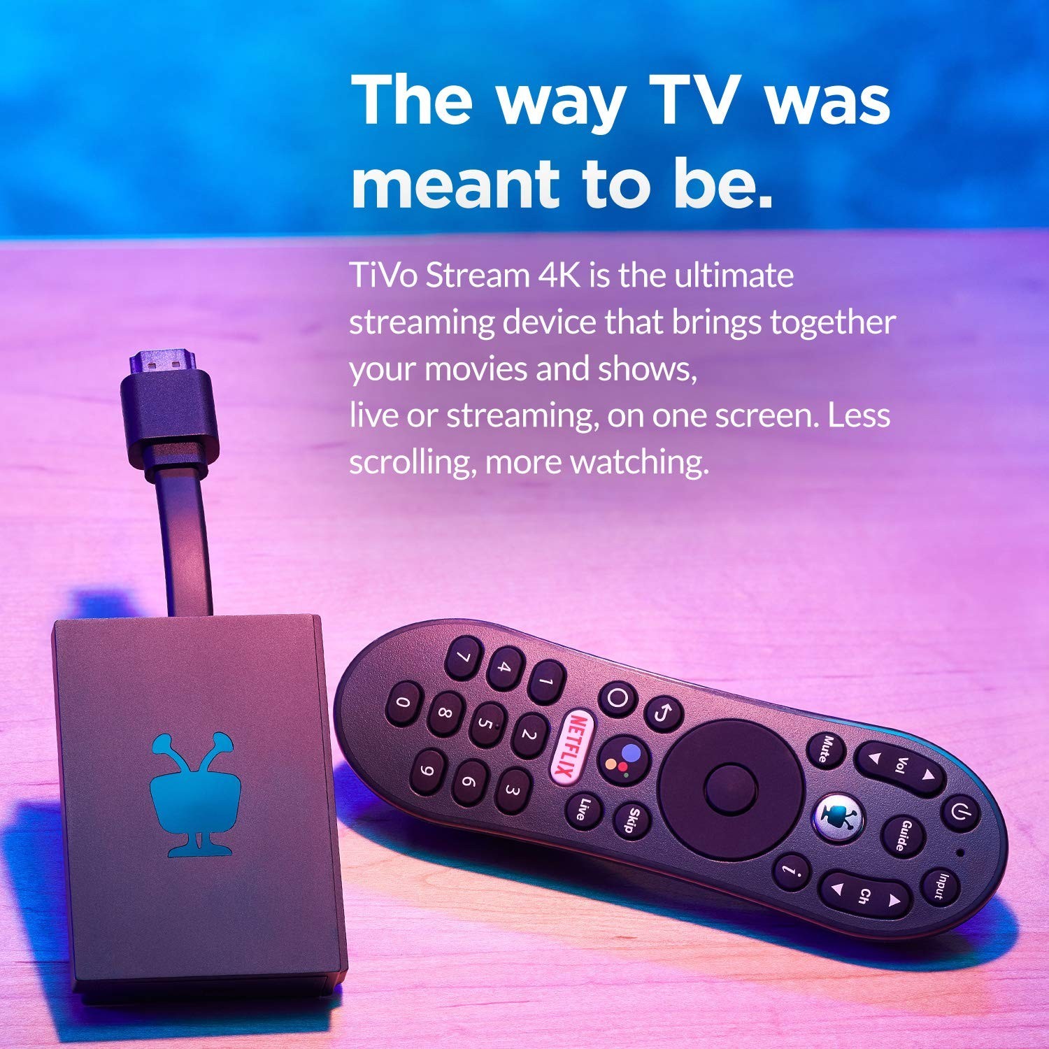 TiVo Stream 4K – Every Streaming App and Live TV on One Screen – 4K