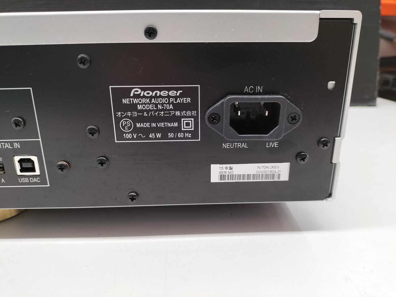 PIONEER N-70A Network Audio Player High Res Streamer Tested From Japan OM04 12.0