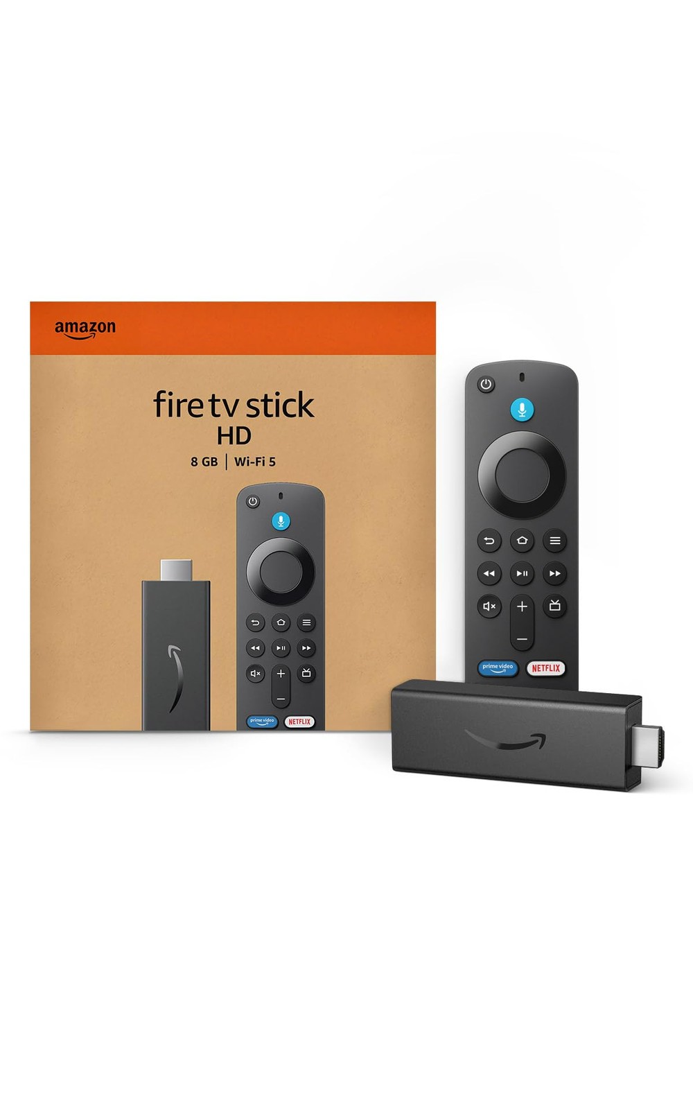 Amazon Fire TV Stick HD, free and live TV, Alexa Voice Remote, smart home…