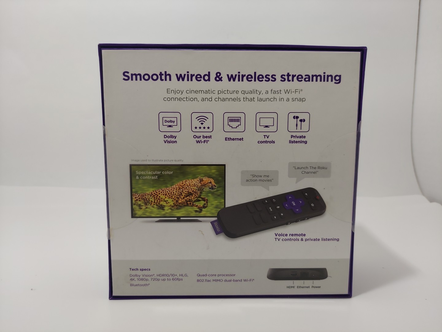 Roku Ultra LT Streaming Device 4K/HDR/Dolby Vision, Voice Remote, HDMI (5249)