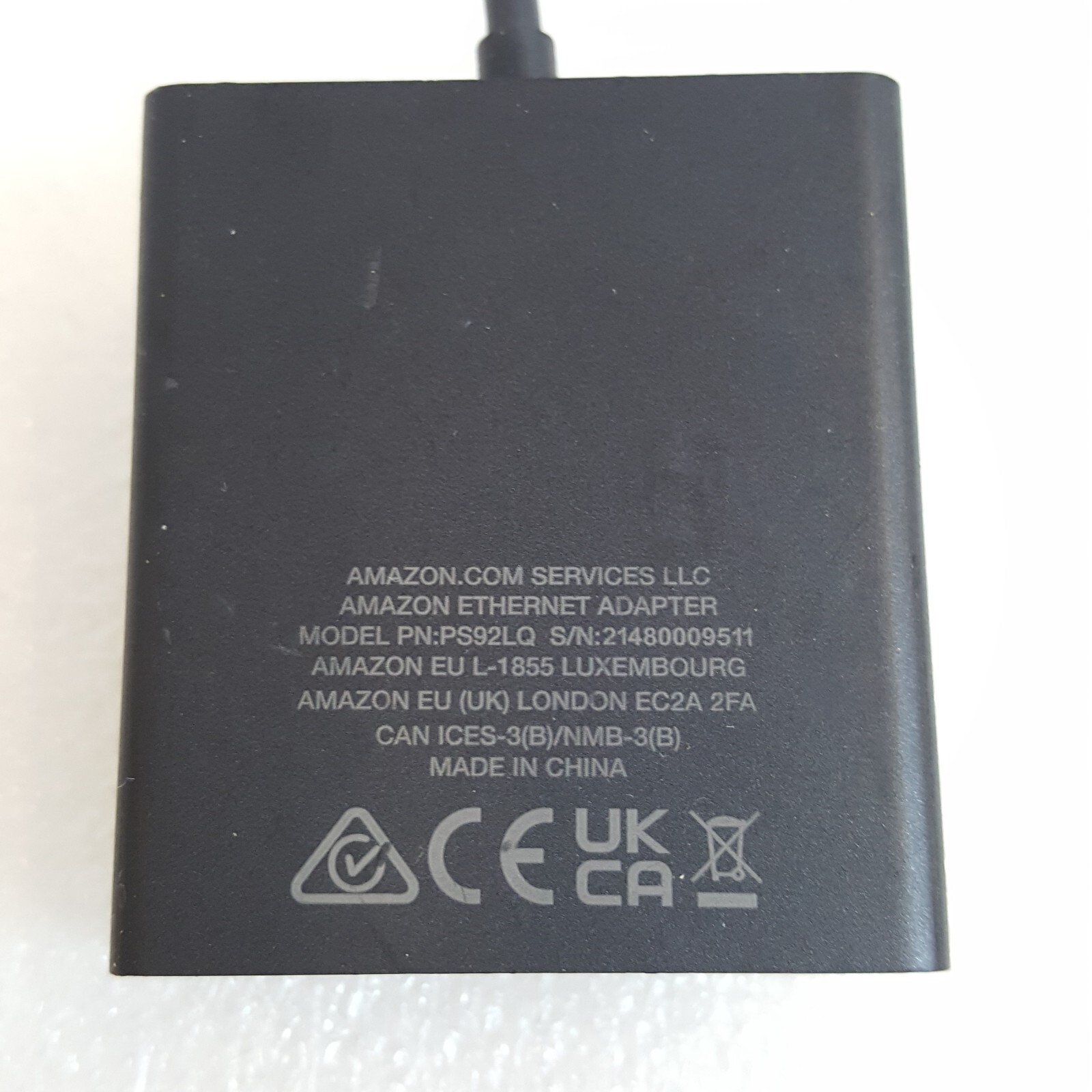 Micro USB to Ethernet Adapter for Amazon Fire TV Devices and TV Stick 4K PS92LQ
