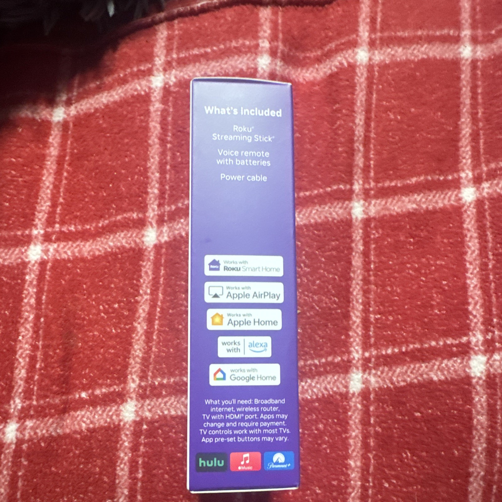 Roku Streaming Stick 720p HD Dongle w/ Voice Remote, Wi-Fi, HDMI (Black)