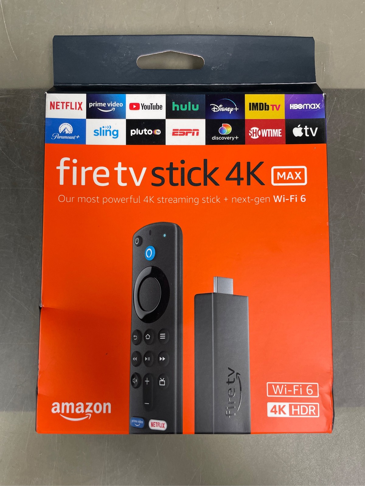 Fire TV Stick 4K Max Streaming Media Player with Alexa Voice Remote (includes 2