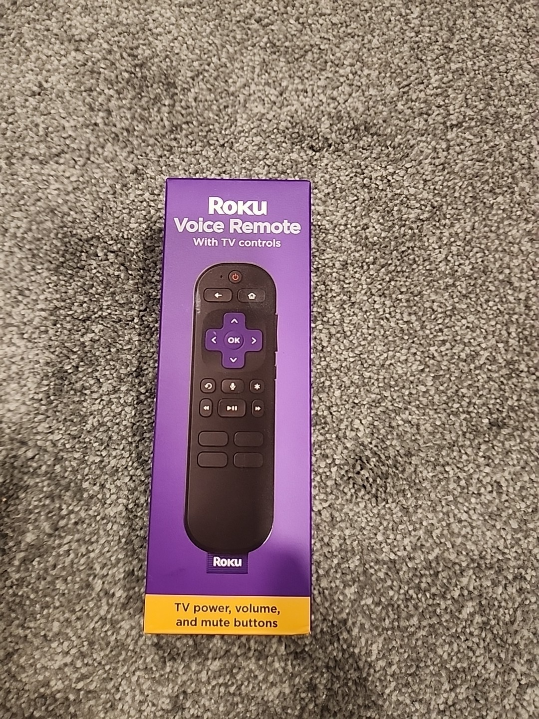 Roku Voice Remote (Official) for Roku Players & Roku TVs (RCA1) (RC-GZ1) – [LN]™