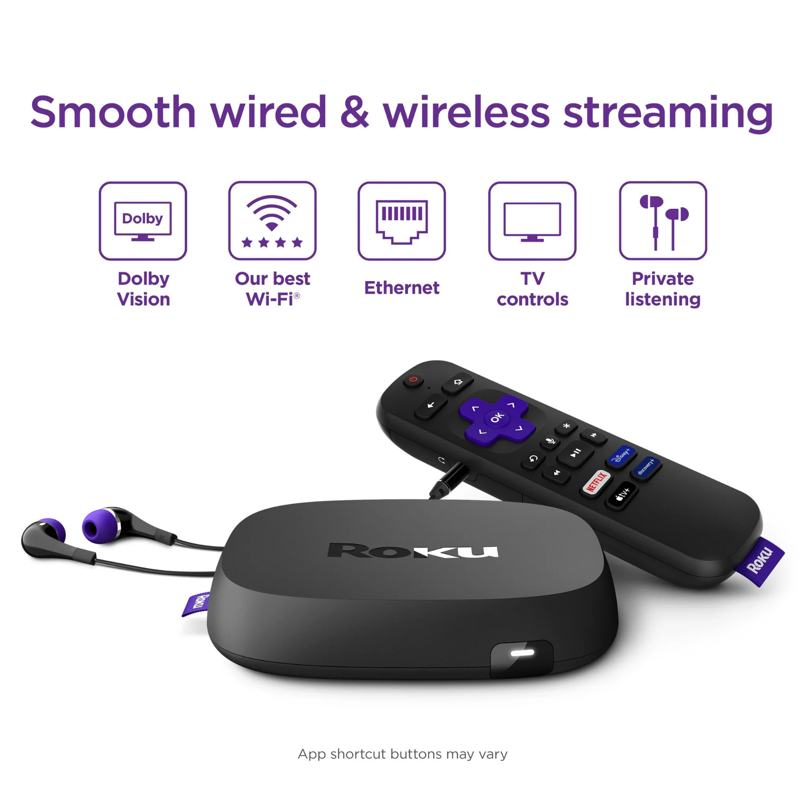 Newest Roku Ultra LT HD/4K/HDR Dolby Vision 4-Core Streaming Media Player Latest