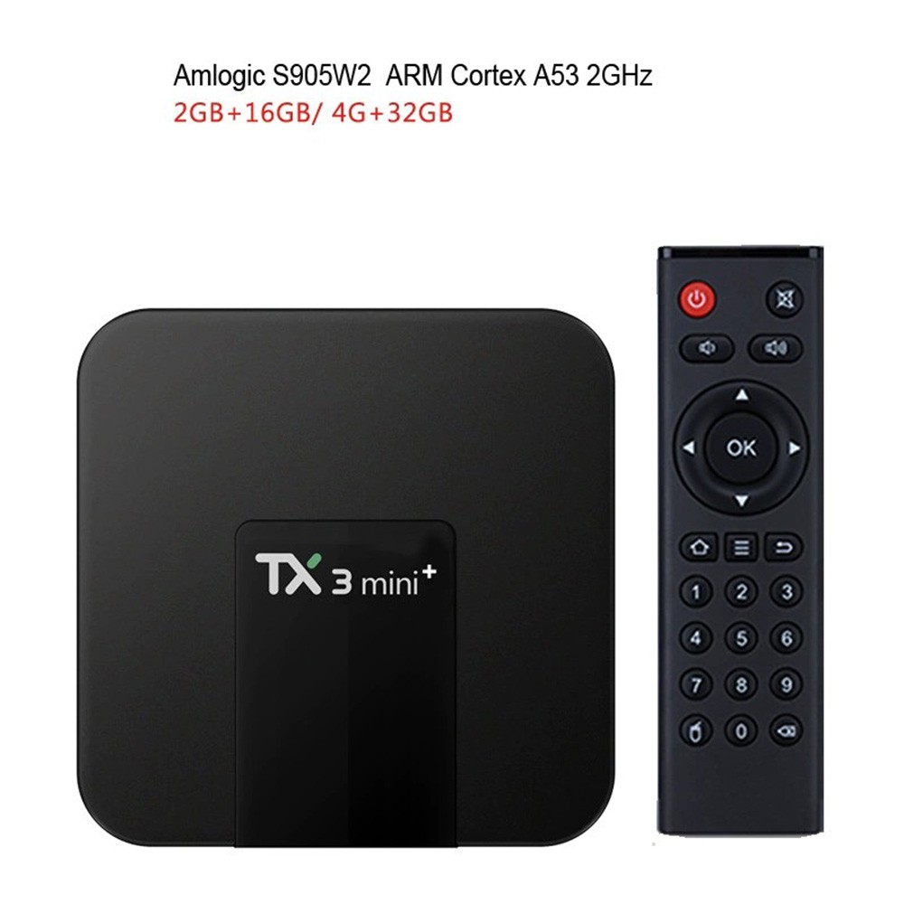TX3 Mini S905W2 Android 4K SMART TV Box Media Quad-Core 2GB/16GB Dual Band WiFi