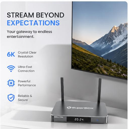 SuperBox S6 Ultra TV BOX Authorized Reseller Reliable Free Ship Message To Me