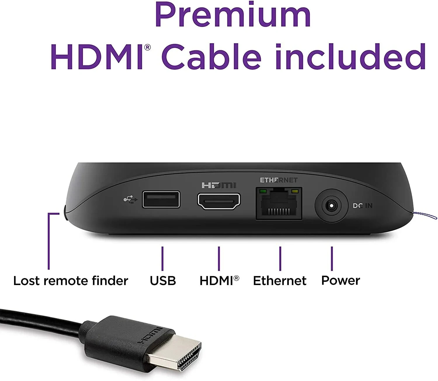 Roku Ultra 4K HDR Dolby Vision Streaming Device with Roku Voice Remote Pro