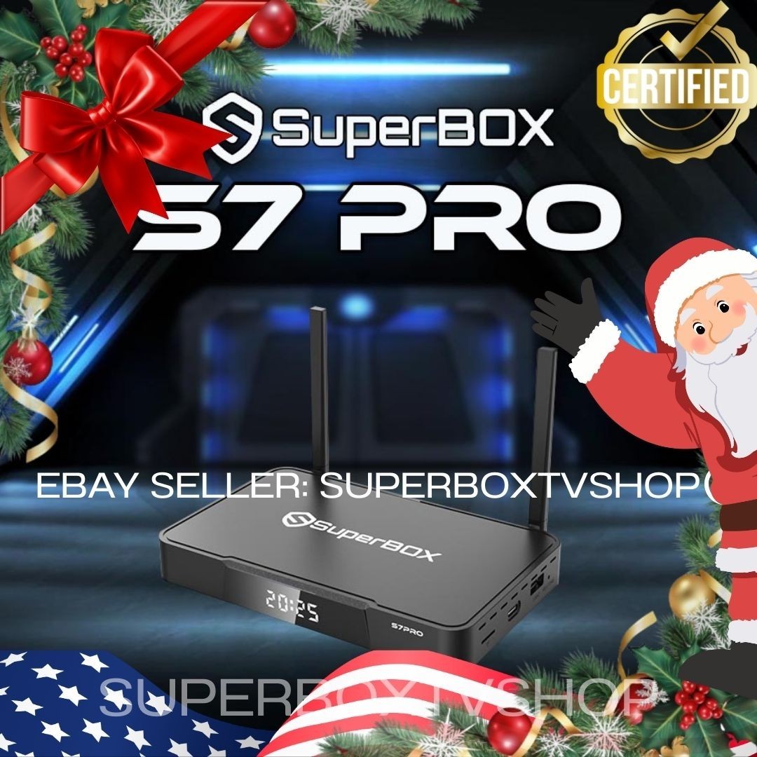 🔥2026 NEWEST SUPERBOX S7 PRO- FREE AIR SHIPPING ✈️📦 – NO FEES – LIFETIME USE