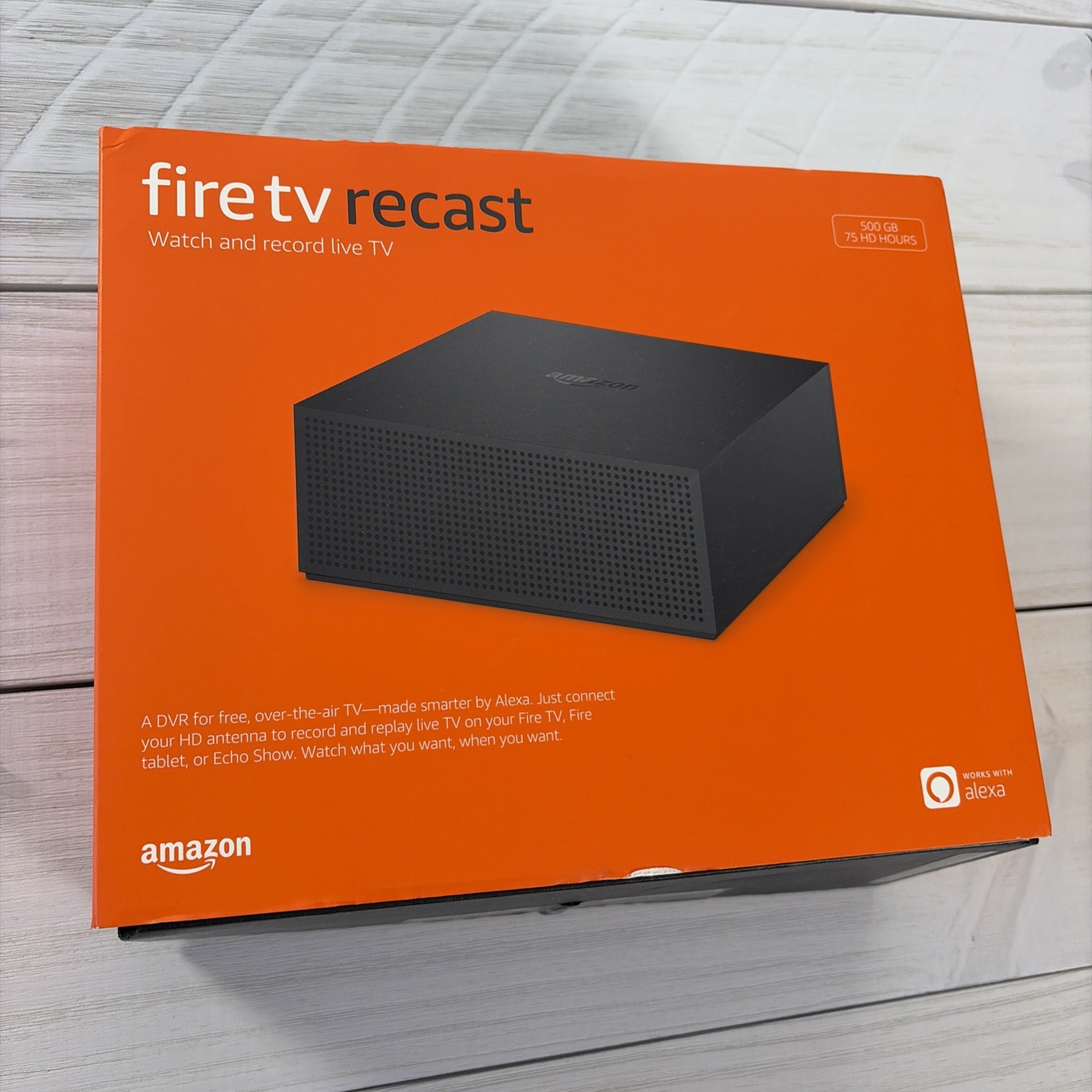 Amazon Fire TV Recast 500GB Storage Over-the-Air DVR 4-Tuners 75 HD Hours