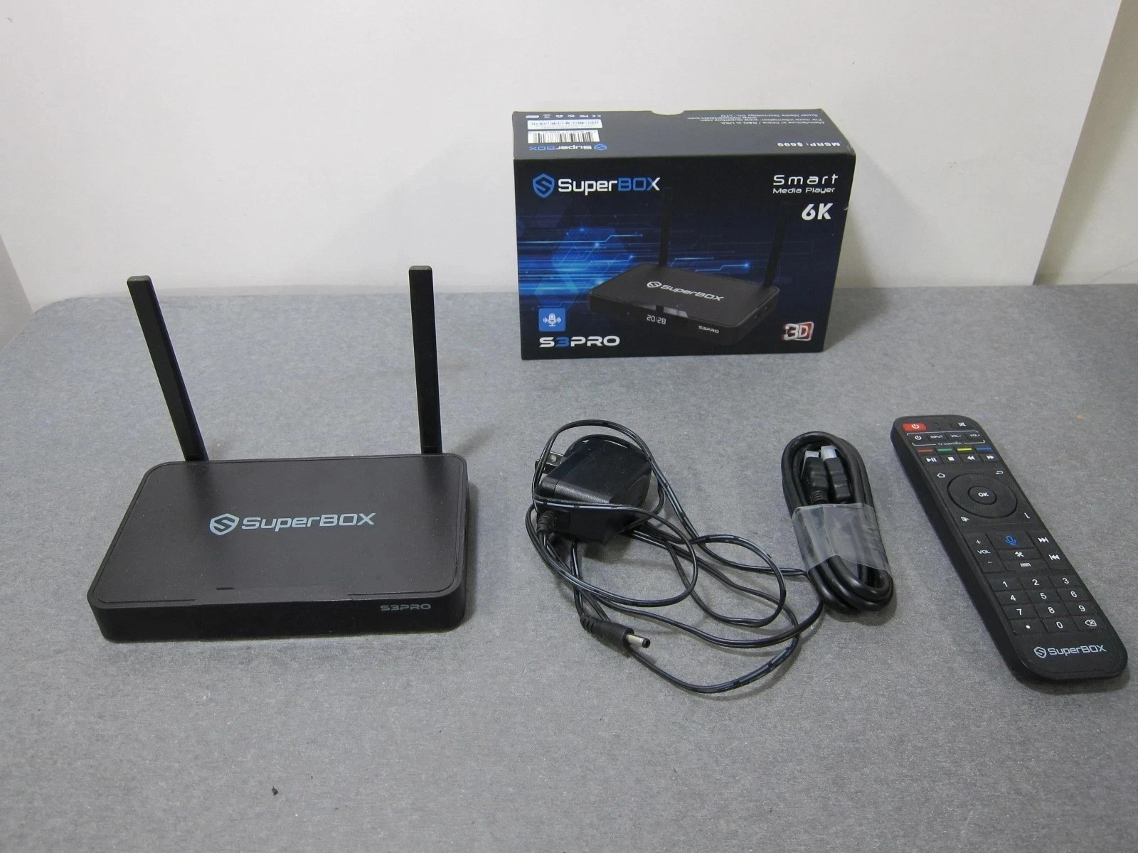 SUPERBOX S3 PRO Dual-Band Wi-Fi 2.4 & 5G – Voice Remote Control