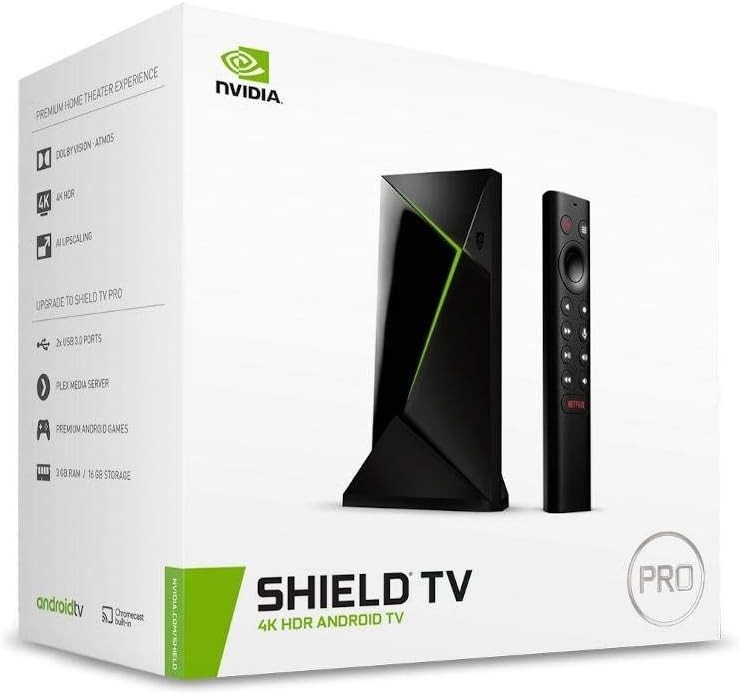 SHIELD Android TV Pro – Dolby Vision HDR, AI Upscaling & Cloud Gaming Edition