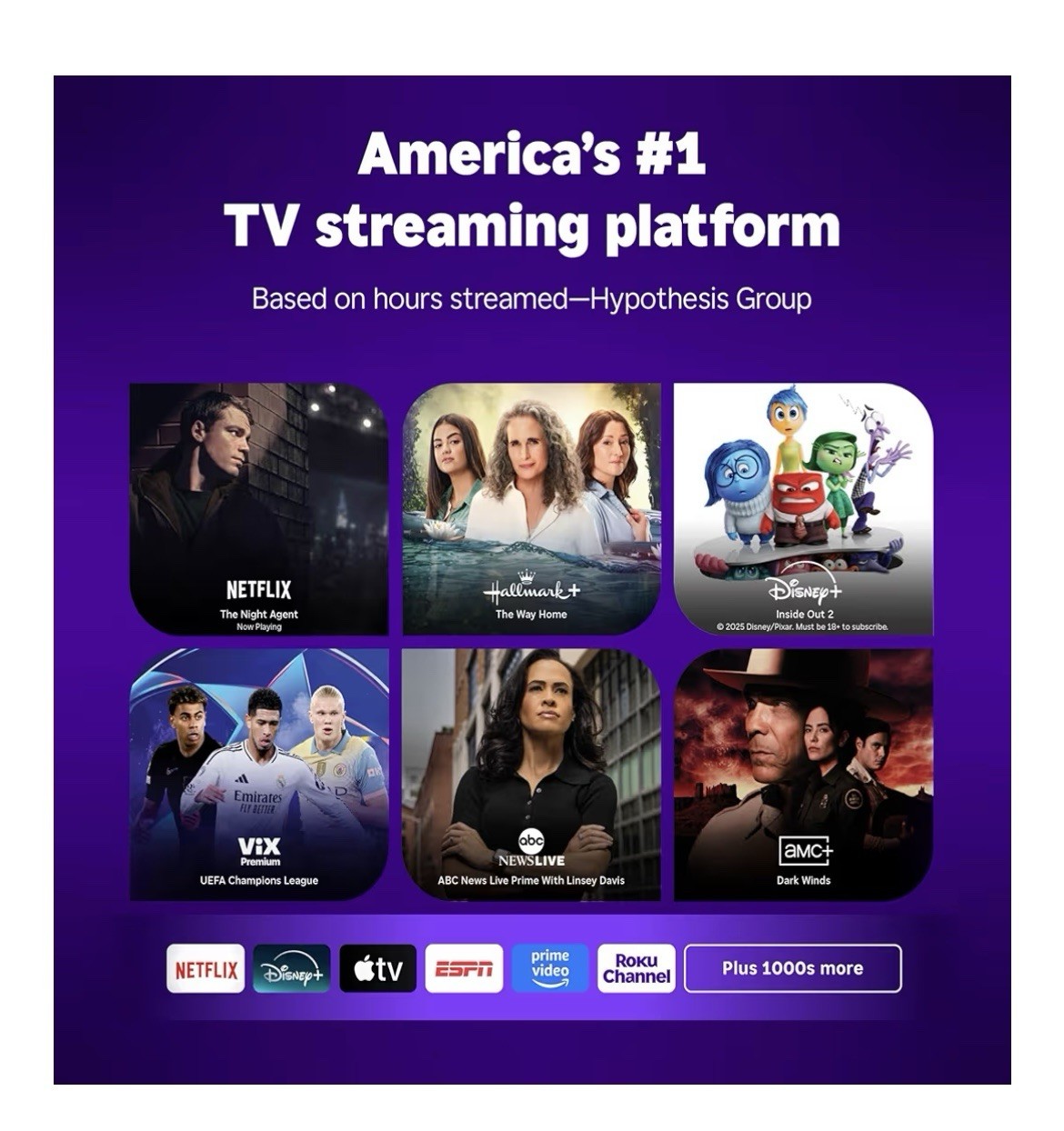 Roku 3830R Streaming Stick Plus 4K UHD Media Player w/ Voice Remote – 2025 Model