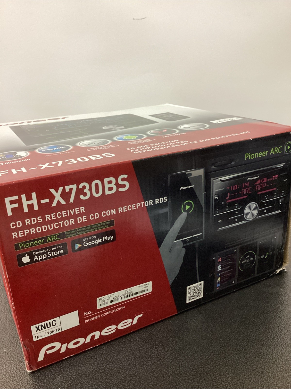 NEW Pioneer FH-X730BS 2-DIN Car Audio Receiver – CD, Bluetooth