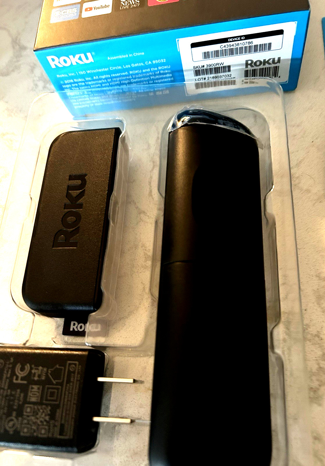 Roku Express HD Media Streamer Model 3900RW Black – Open Box