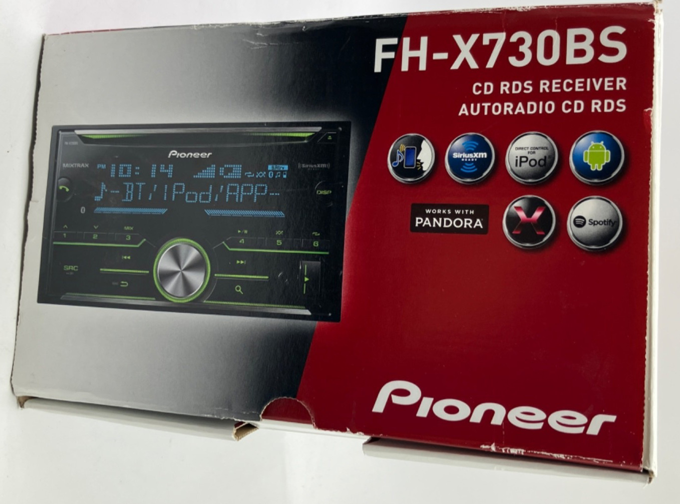 Pioneer FH-X730BS CD Car Audio Receiver W/ Built-in Bluetooth