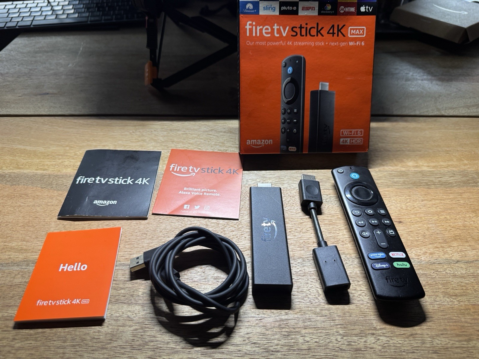 NEW Amazon Fire TV Stick 4K Max 2nd Gen 16GB, Wi-Fi 6 Model w/ Alexa Remote