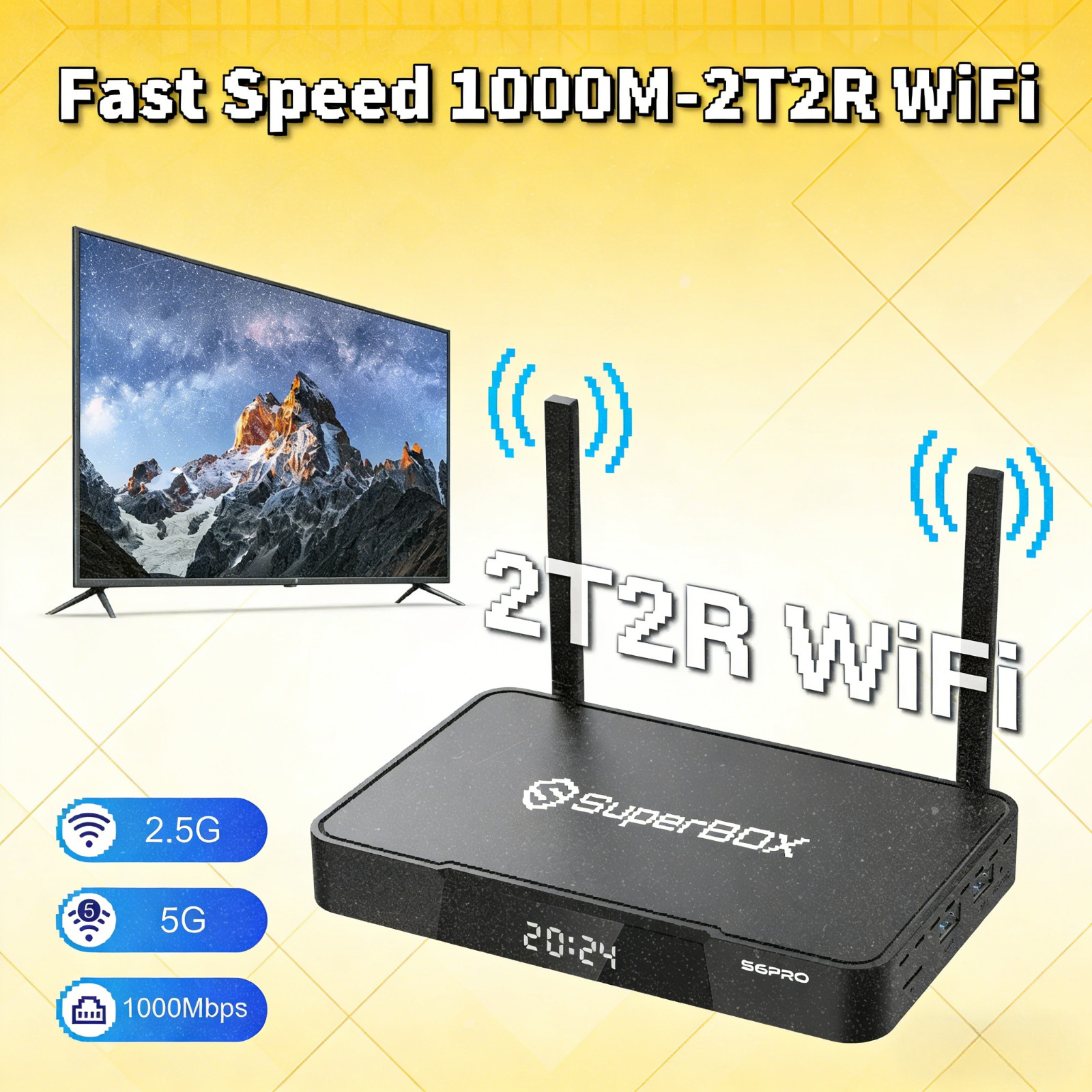 SuperBox S6 Pro cord cutter streaming box