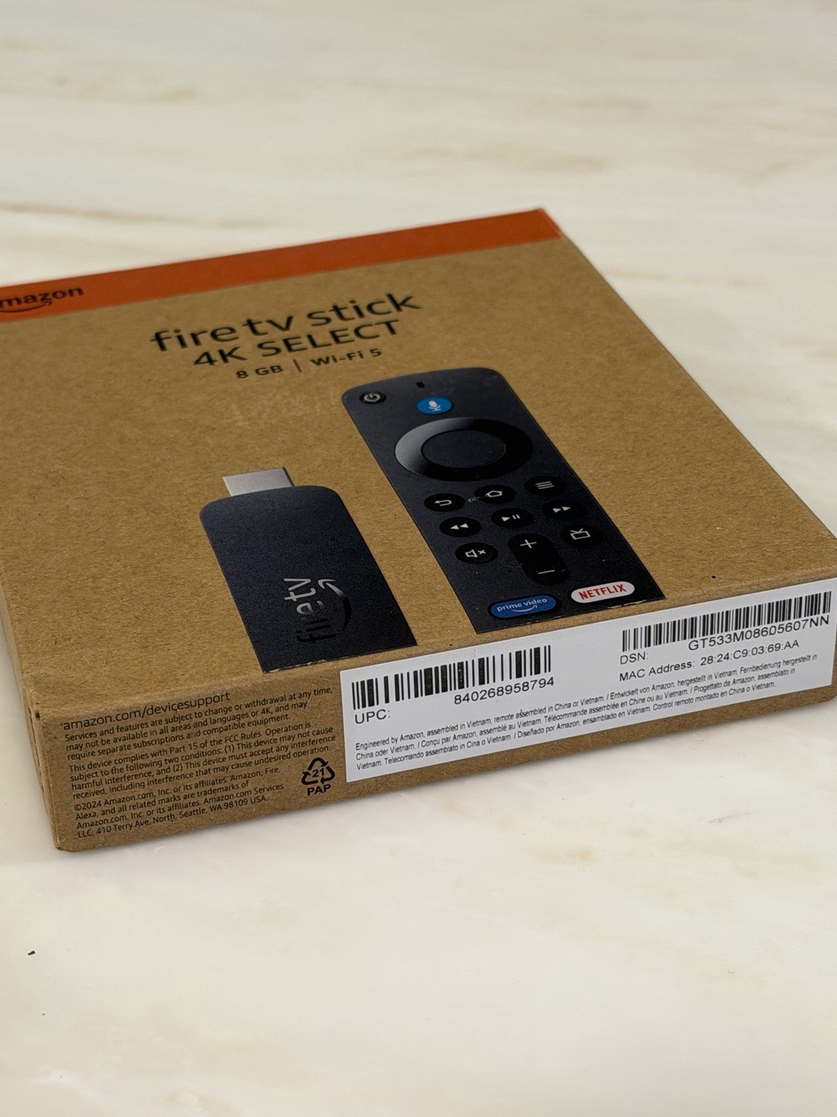 2026 Amazon Fire TV Stick 4K Select Newest Model AI-Powered Search 8GB Wi-Fi