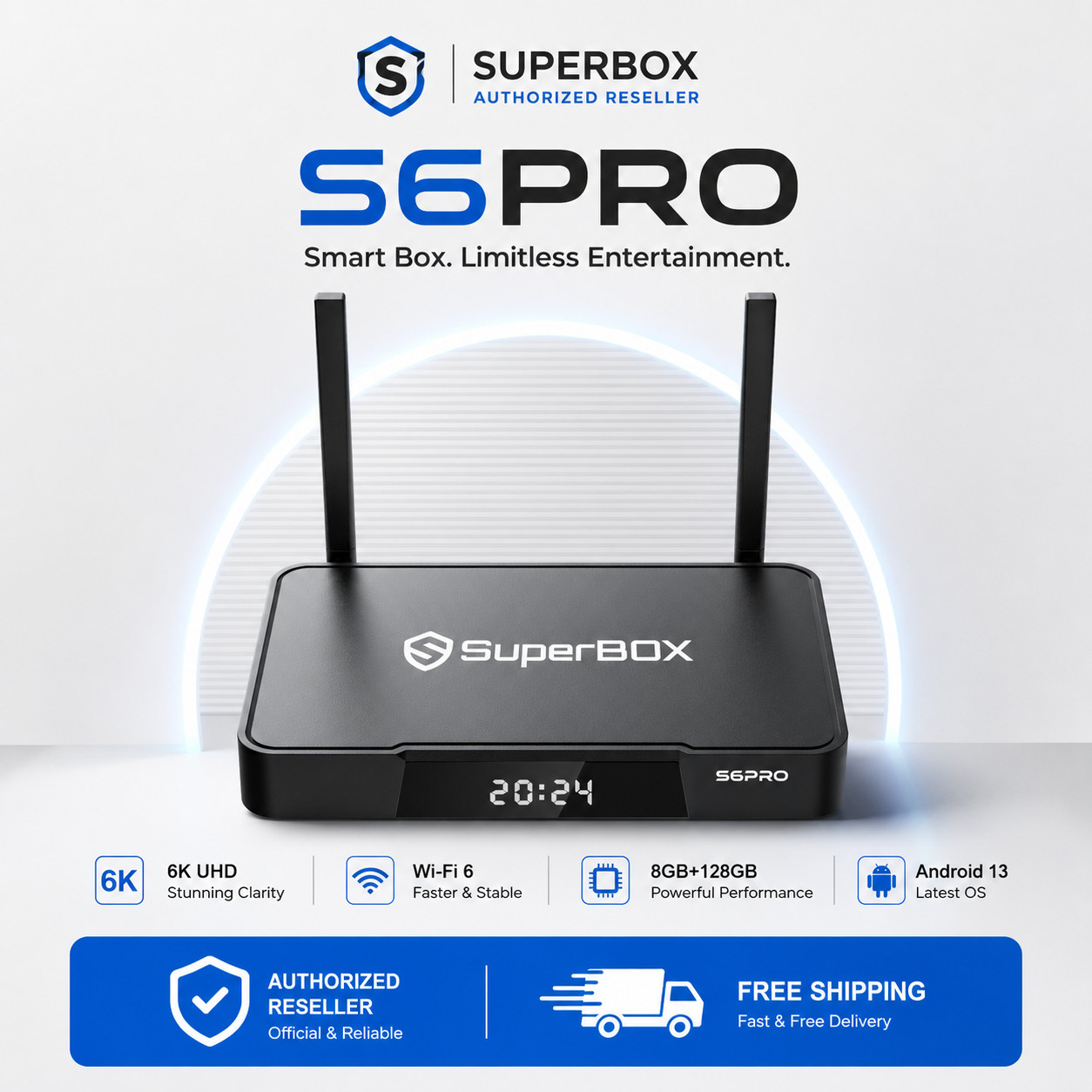 SuperBox S6 Pro TV BOX – Authorized Distributor -Ship Same Day Message To Me