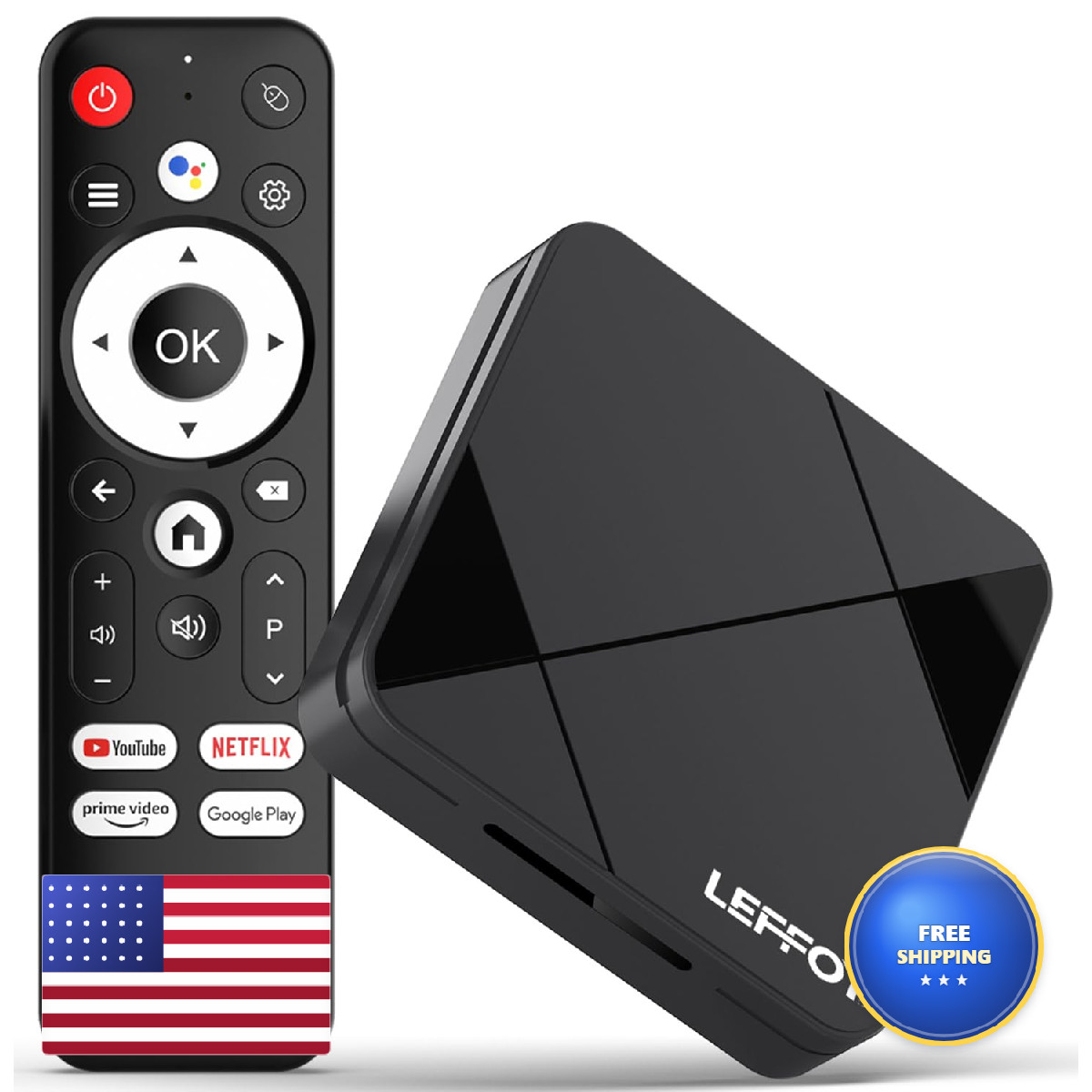 Android 14.0 Tv 2025 Leffot Rk3518 4K Ultra Hd Streaming Device For Tv 2Gb Ram
