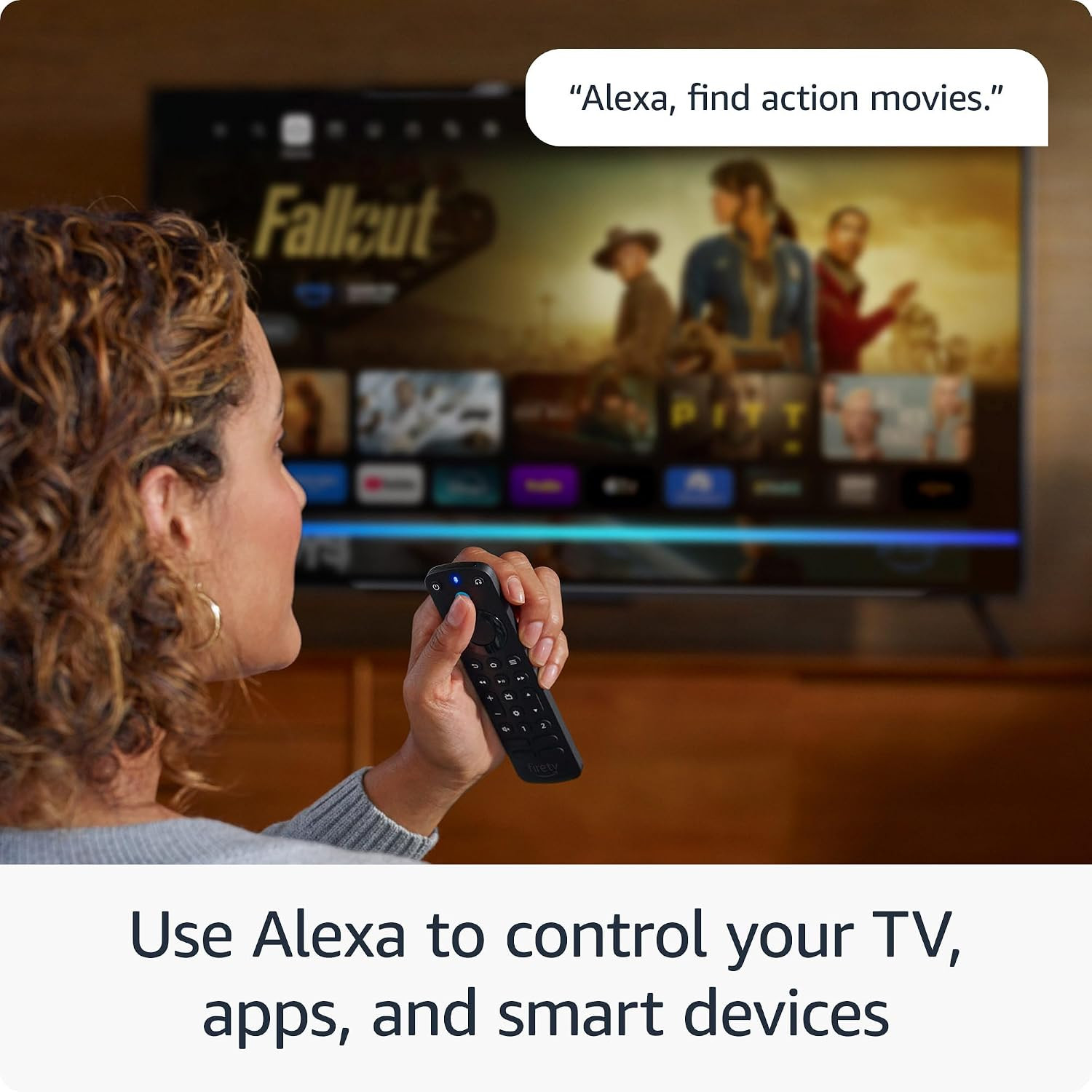 Amazon Fire TV Alexa Voice Remote Pro (Newest Model) with Remote Finder, TV Cont