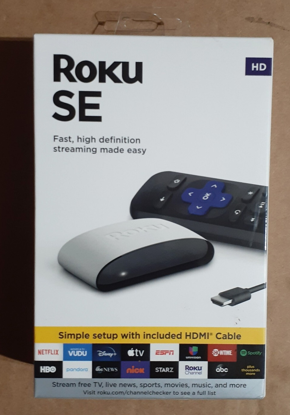 Roku SE HD Streaming Media Player BRAND NEW
