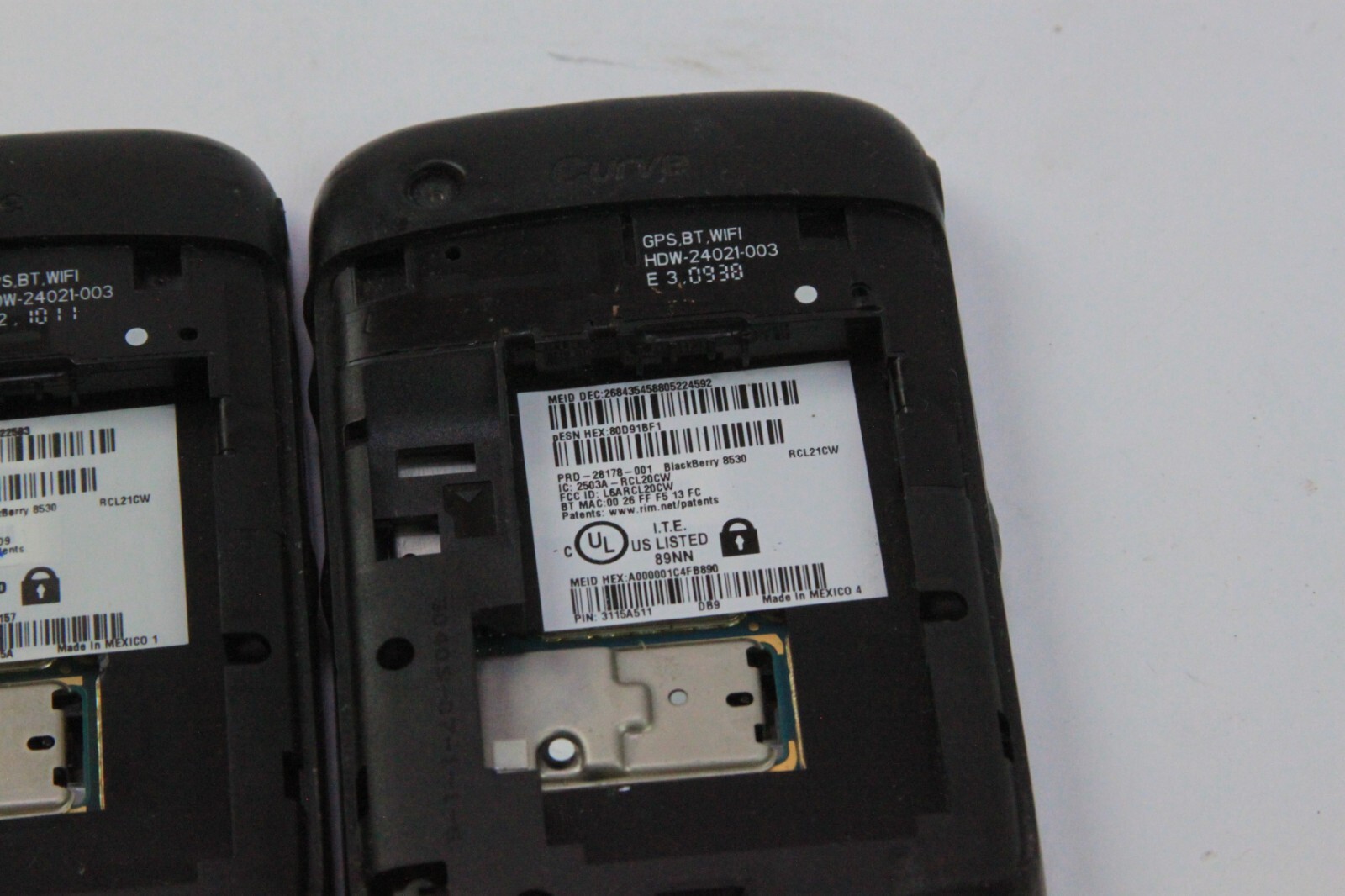 Lot of 4 Blackberry 8530 Verizon & Sprint Selling As Is