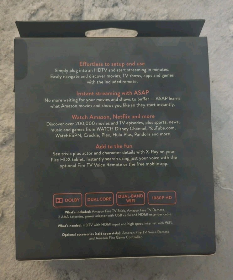 Amazon Fire TV 1st Generation ** BRAND NEW SEALED **