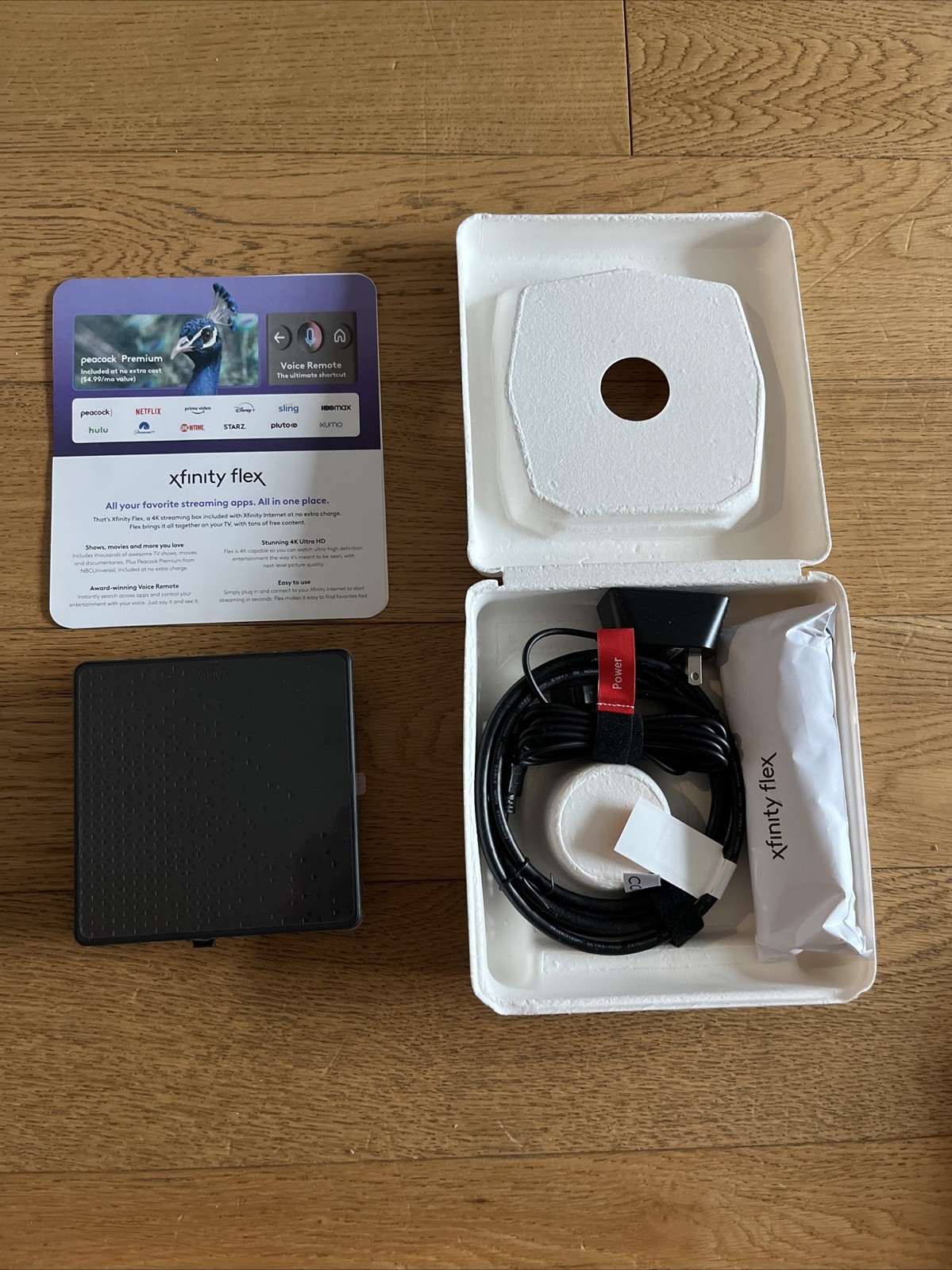 Brand New XFINITY Flex 4K UHD Streaming TV Box with Voice Remote