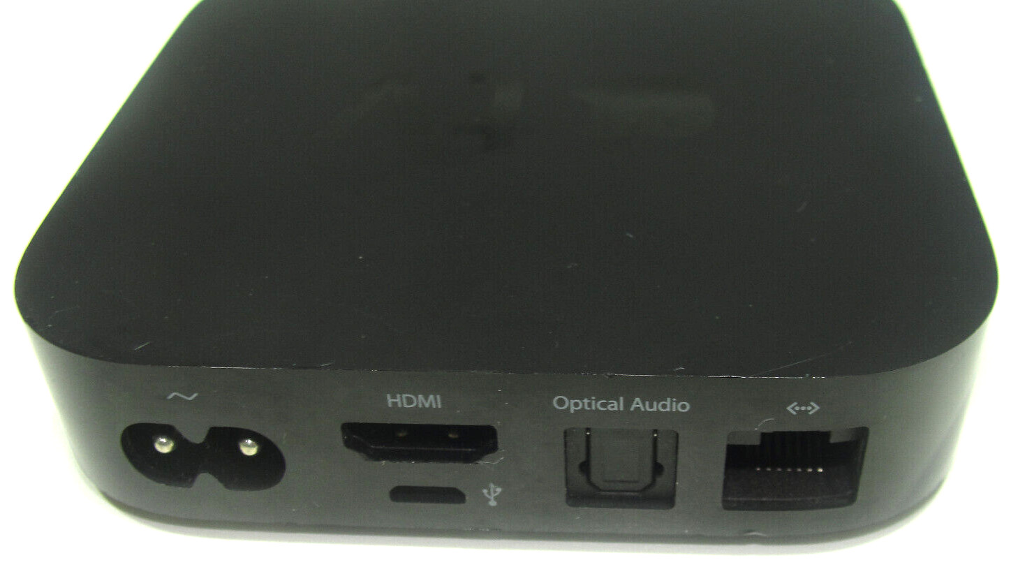 Apple TV A1469 3rd Generation HD Wi-Fi Steaming with Cord * No Remote *