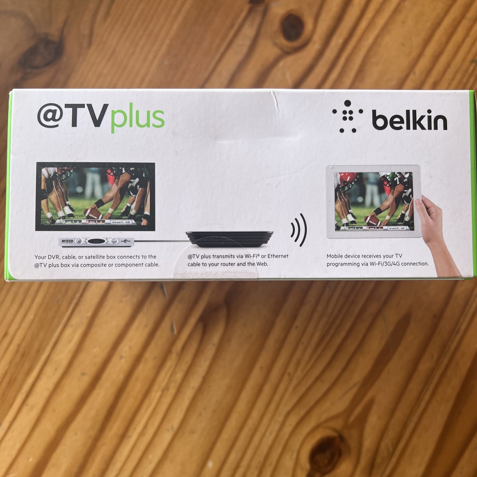 Belkin @TV Plus Set-Top Box Mobile Television Anywhere G1V1000 – NIB