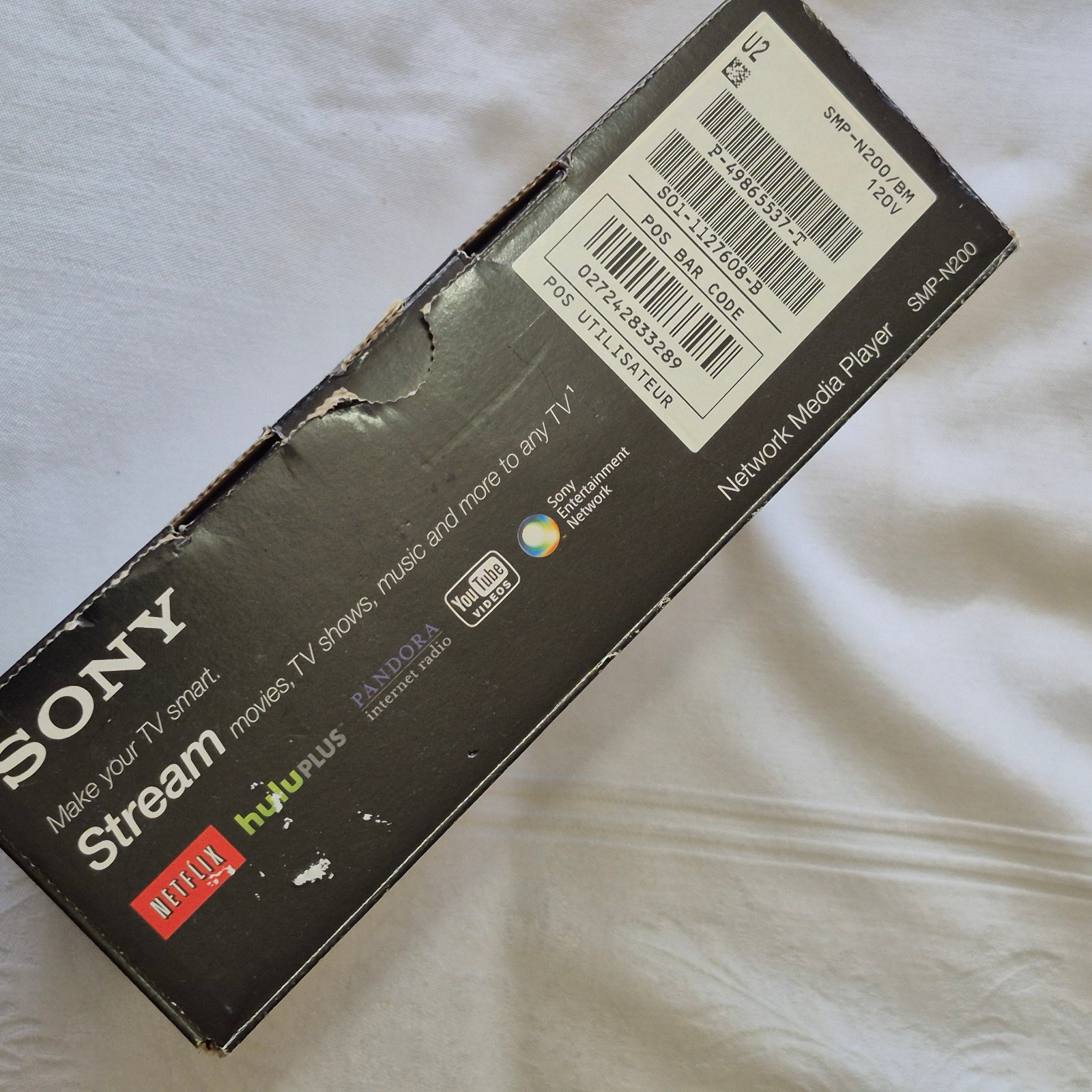NEW – Sony SMP-N200 Streaming Network Media Player 1080p WiFi