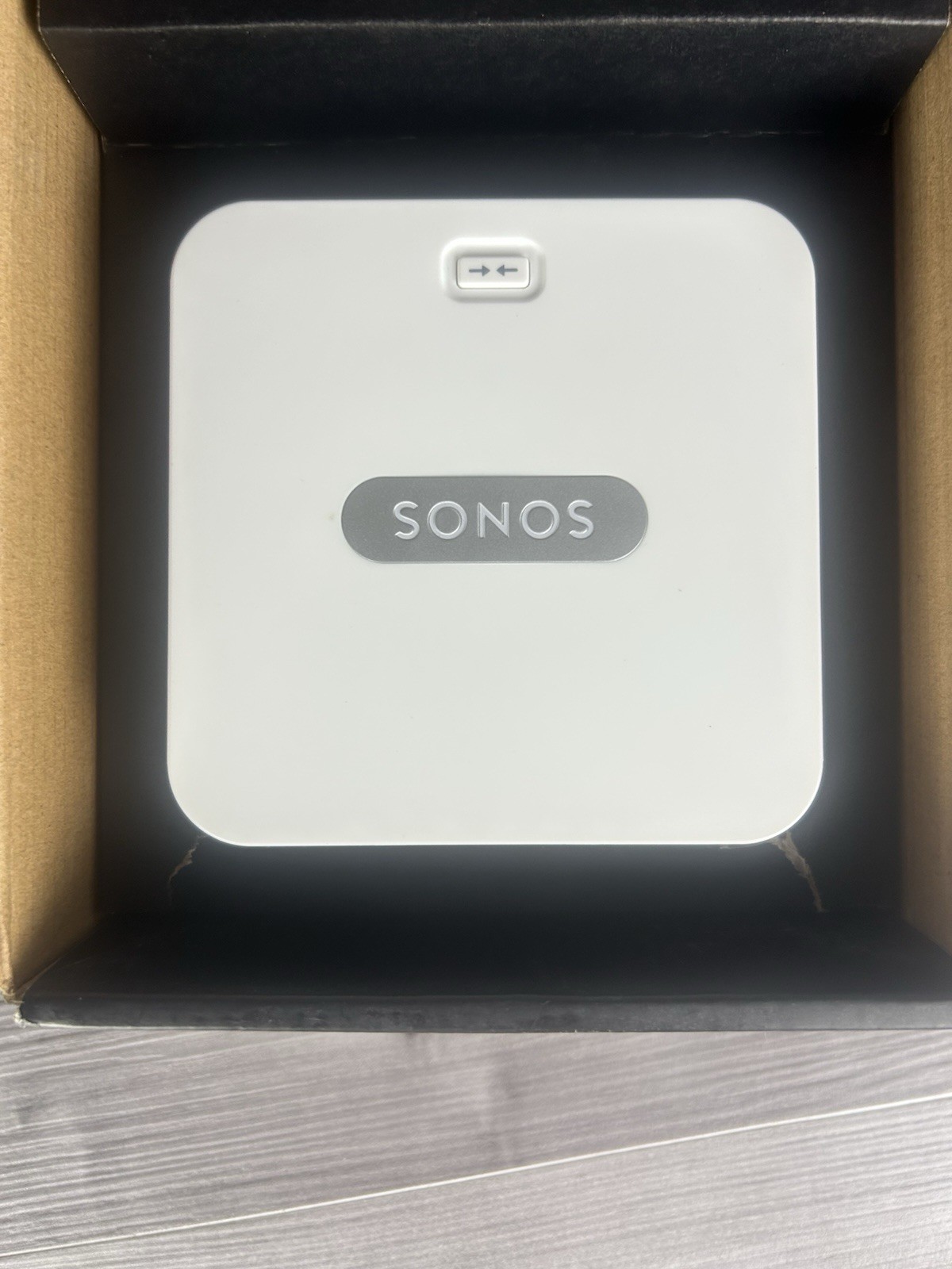 Sonos Bridge Wireless HiFi System White w/ OEM Power Supply Cable Tested Working