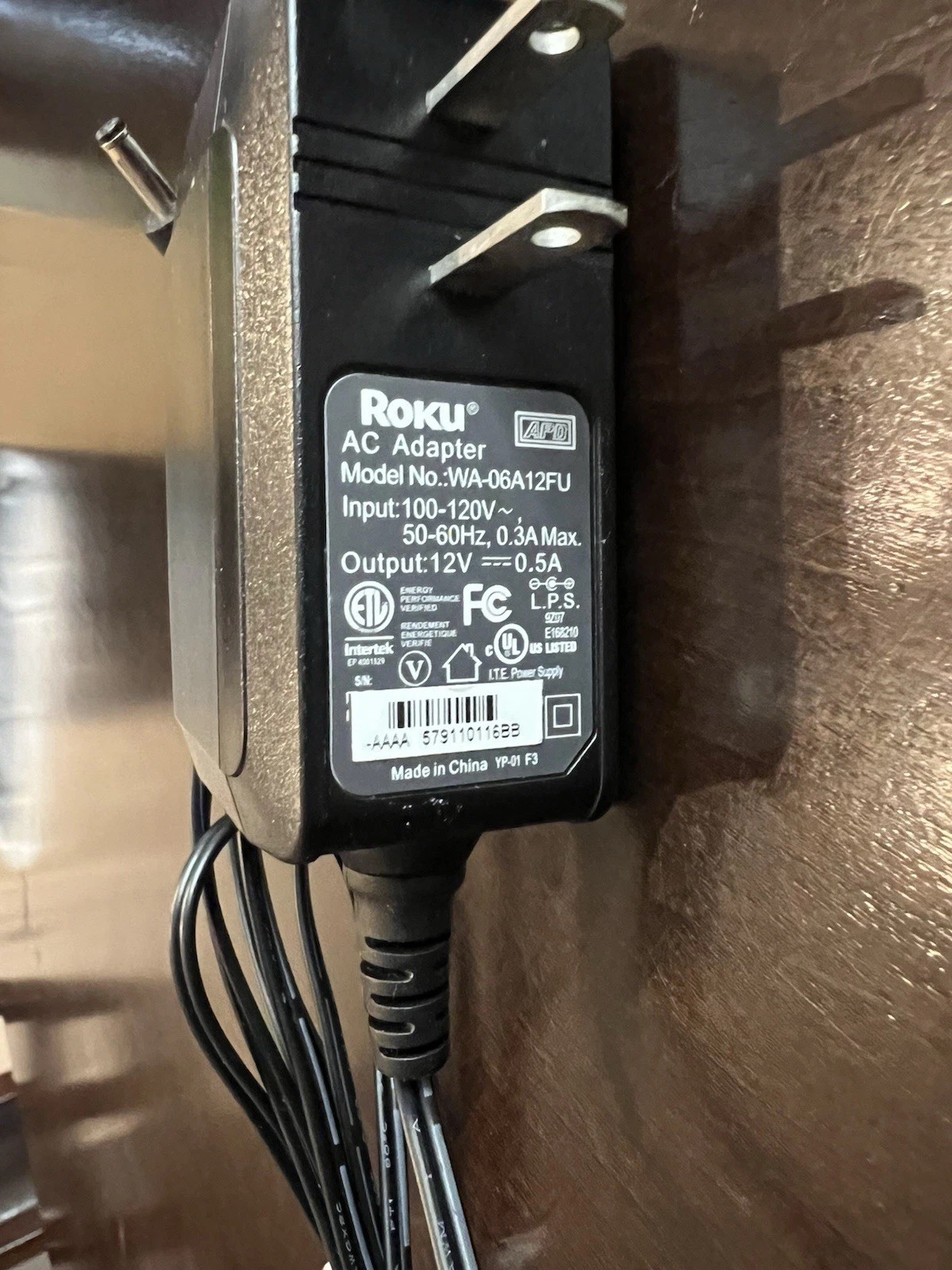 Roku SE Media Streamer 2710X & AC Adapter Black Tested + Working No Remote