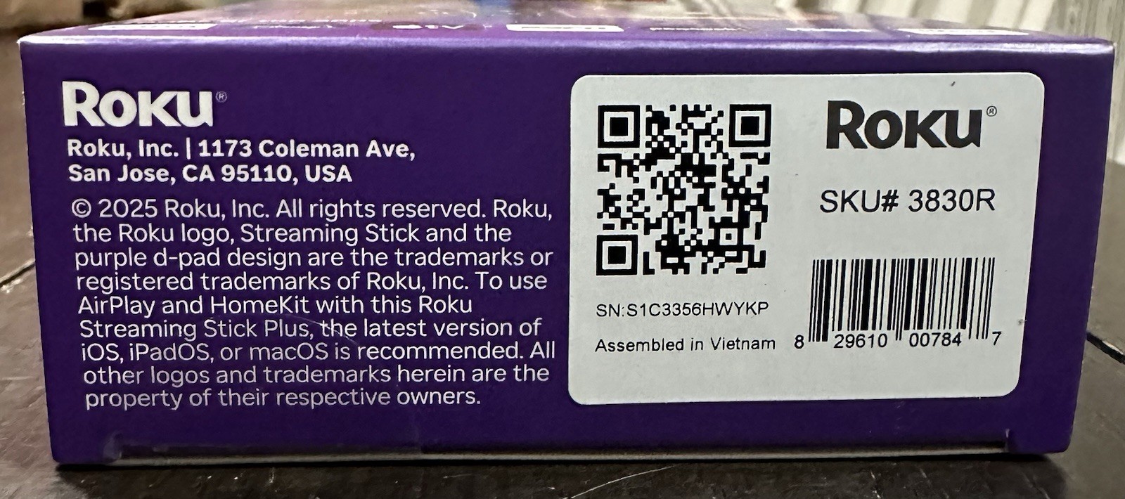 Roku streaming stick plus 4K