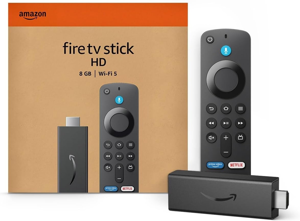Access Live TV & Movies: Stick HD Streaming with Alexa Voice Control Included