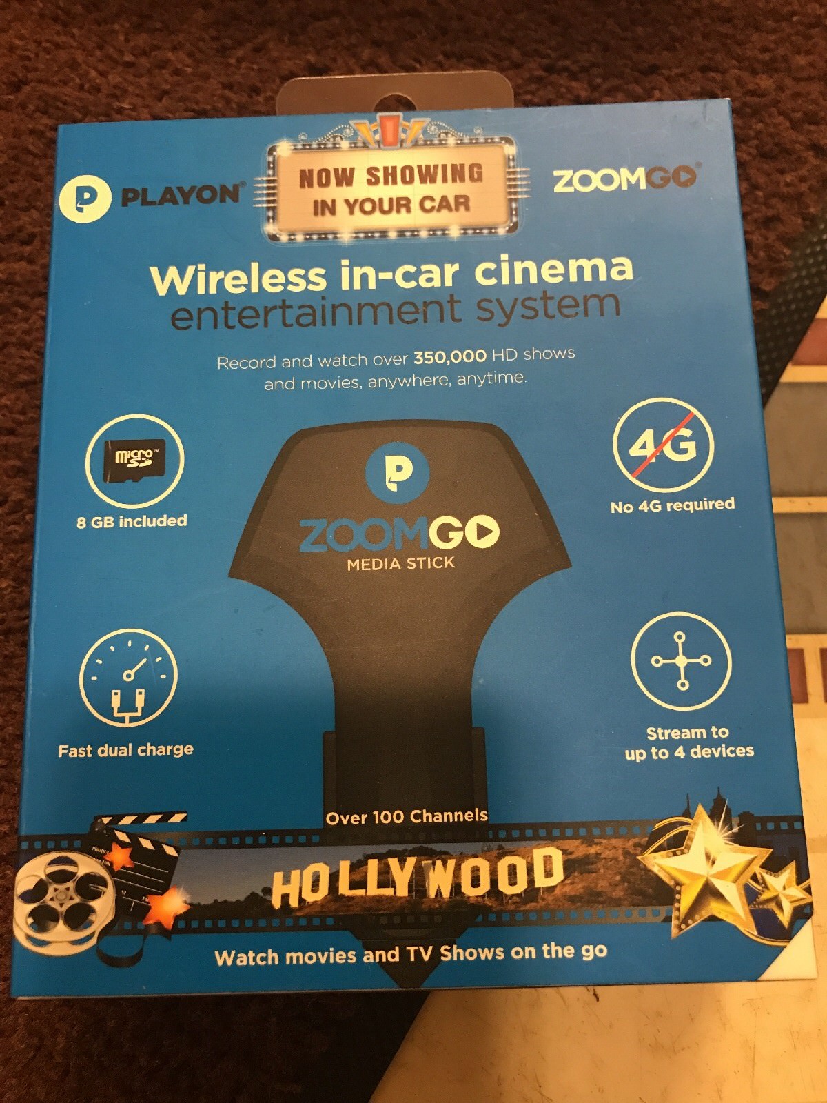 ZOOMGO media stick by PLAYON(Model:zx10) UPC:819786020009