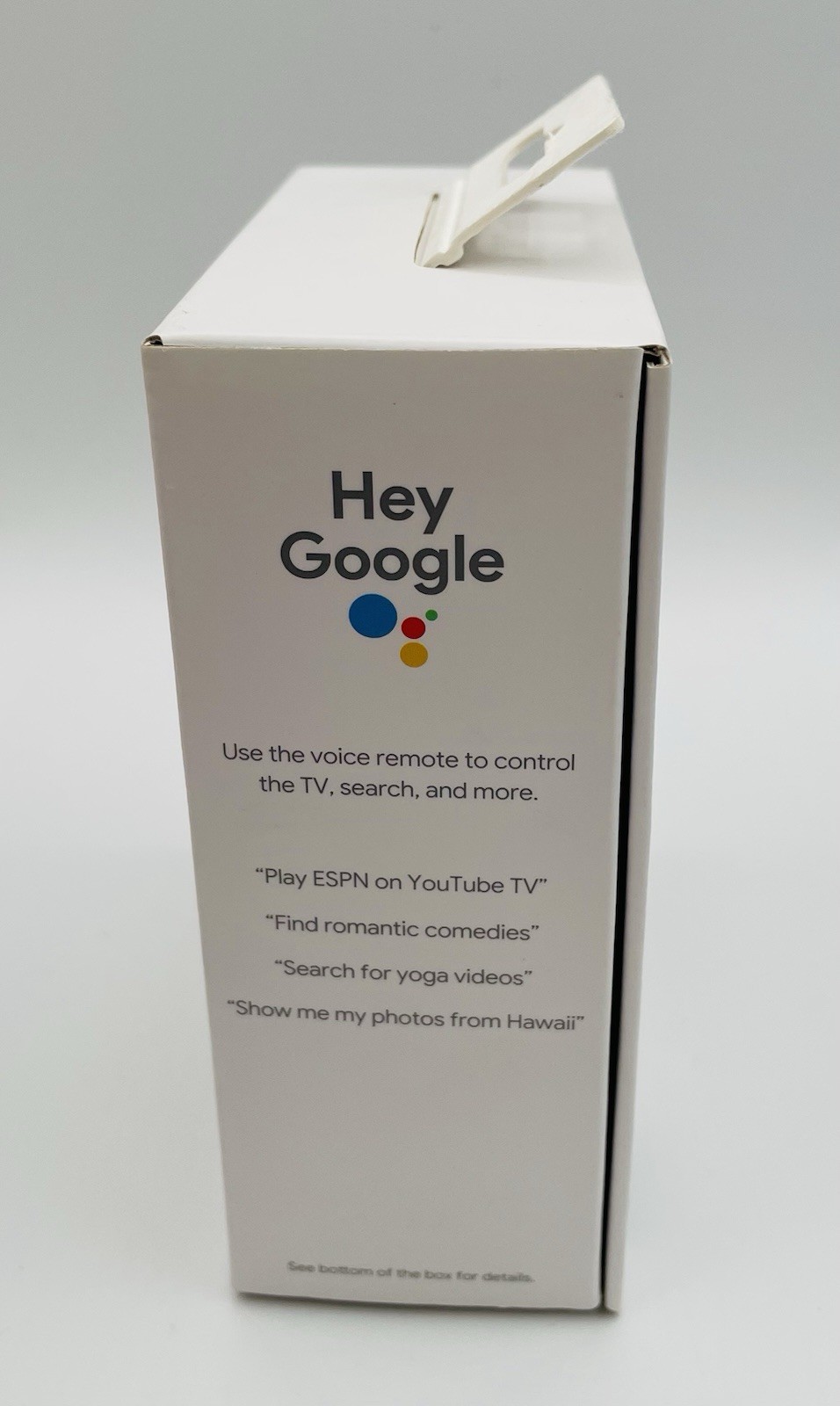 Google Chromecast with Google TV Media Streamer HD – Snow (GA03131-US) w/ Box!