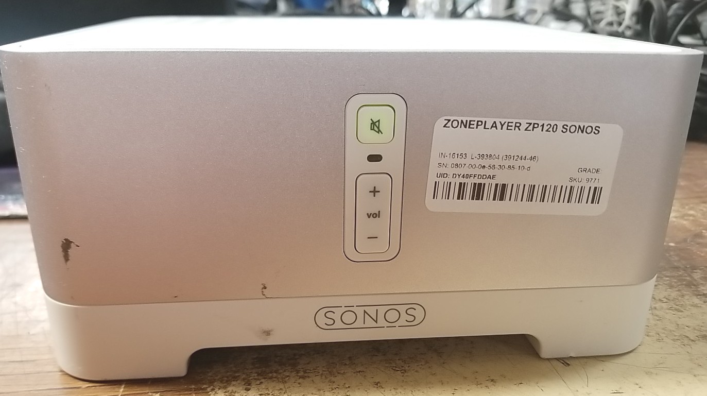 Sonos MULTI-ROOM MUSIC SYSTEM ZonePlayer 120. UNIT ONLY *READ ⬇️*