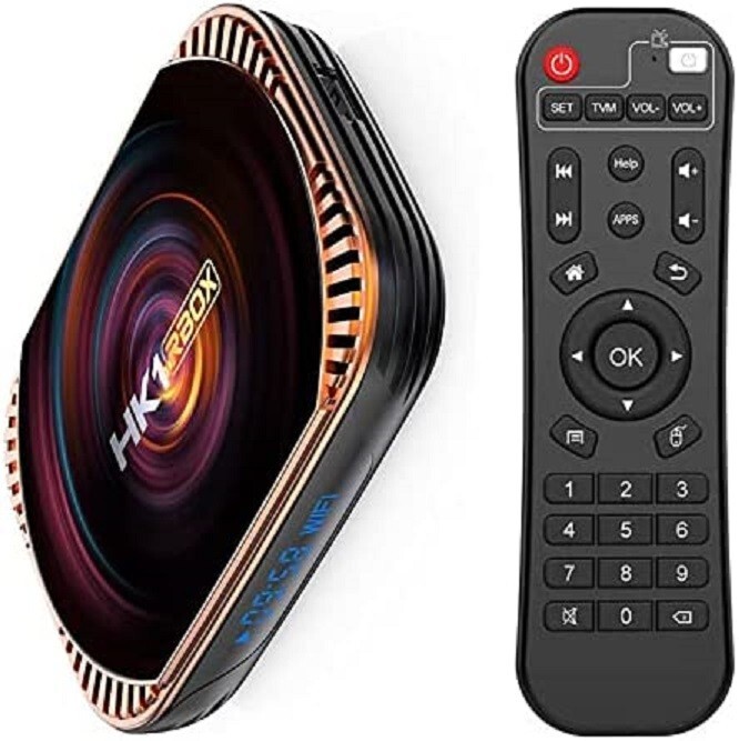 Android 11.0 TV Box 4GB RAM 32GB ROM TV Box HK1 X4 Amlogic S905X4 2 wifi BT