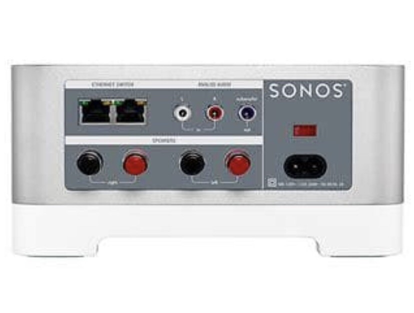 Sonos Connect:Amp Digital Media Streamer White/Gray (CTAZPUS1) Works With S1 App