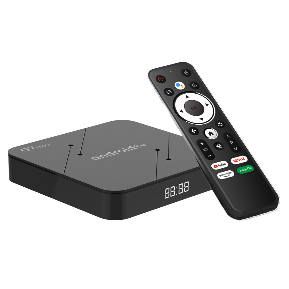 10pcs/lot dhl free G7 mini iATV Android 11 TV Box S905W2 Quad Core 2.4G&5G