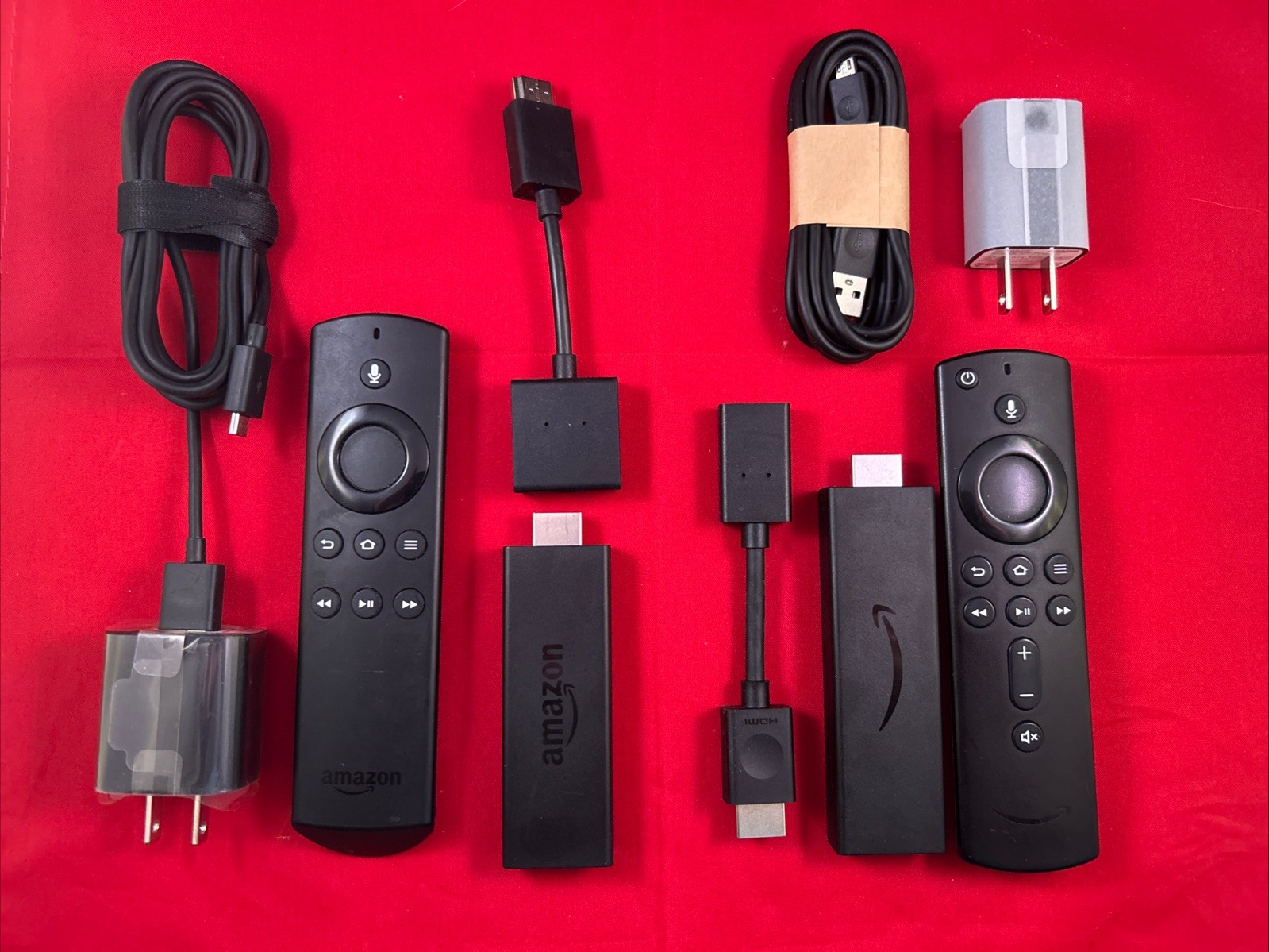 Lot of Two Amazon Fire TV Sticks E9L29Y & LY73PR TESTED WORKING
