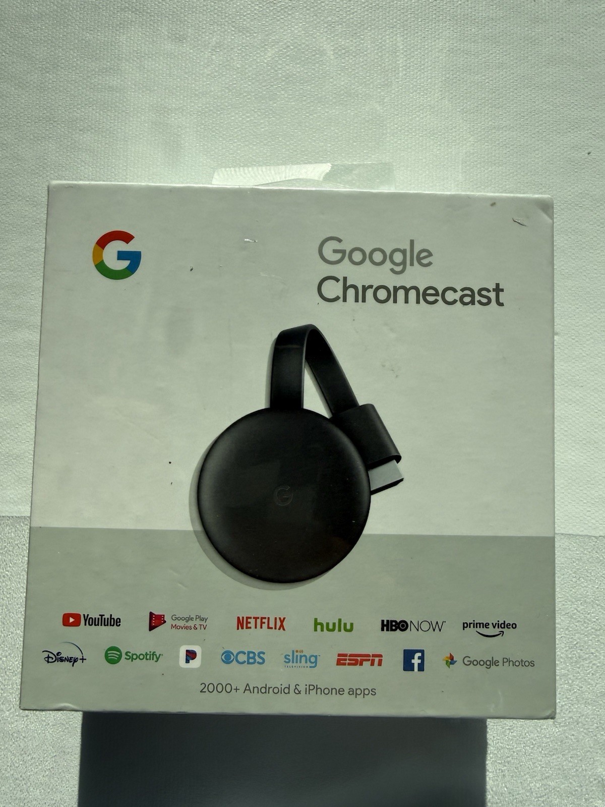 New Sealed Google Chromecast 3rd Gen GA00439-US HDMI Streaming Media Player